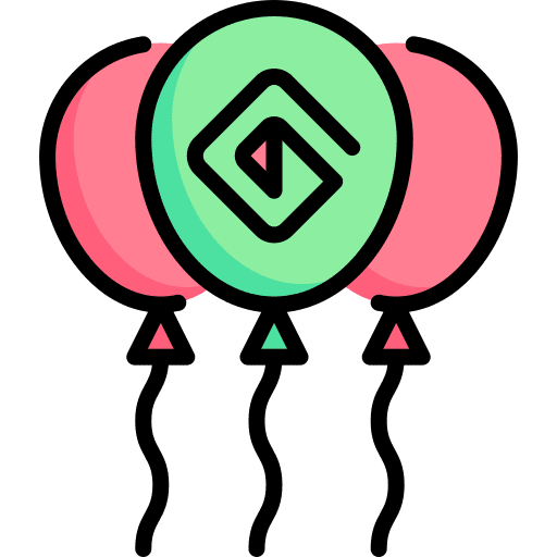 Balloons family shapes and symbols heart icon Balloons family shapes and symbols heart icon