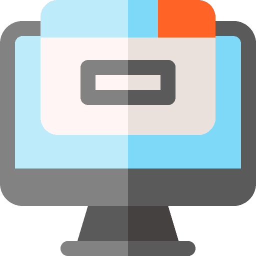 Computer web design layout computer icon Computer web design layout computer icon