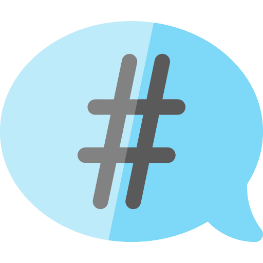 Hashtag trending topic user interface internet icon Hashtag trending topic user interface internet icon