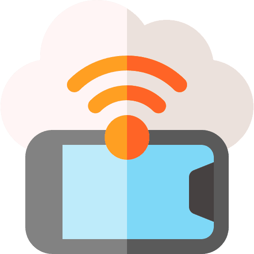 Cloud storage seo and web phone smartphone icon Cloud storage seo and web phone smartphone icon