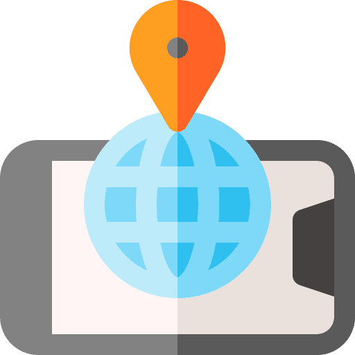 Location marker mobile phone mobile icon Location marker mobile phone mobile icon