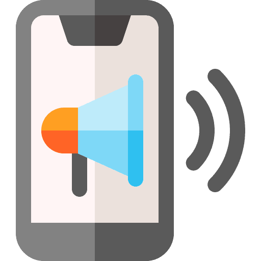 Marketing content marketing speaker icon Marketing content marketing speaker icon
