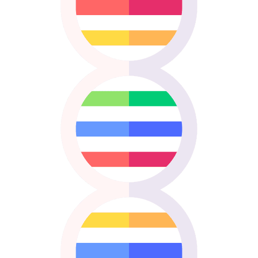 Dna sciences healthcare and medical science icon