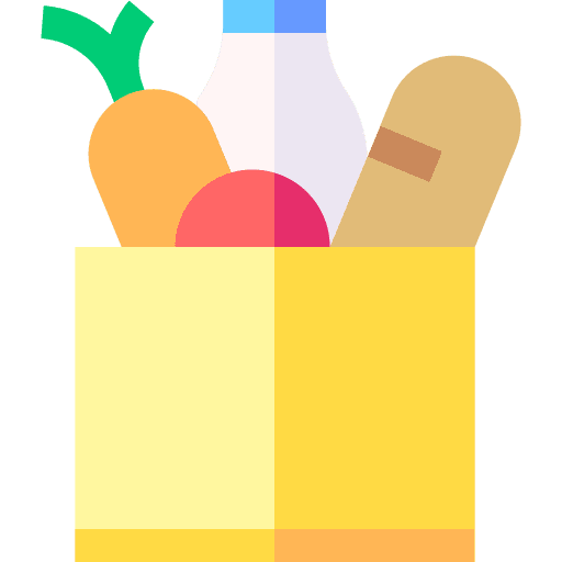 Grocery goods shopping store groceries icon