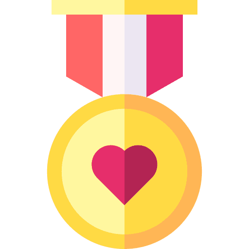 Medal sports and competition emblem reward icon