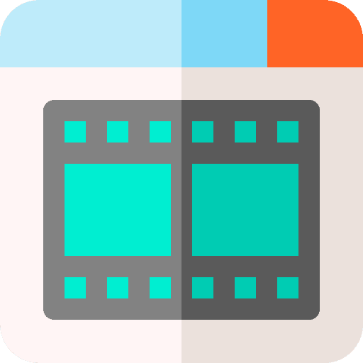Movie video player online streaming icon Movie video player online streaming icon