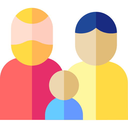 Family people woman kid icon Family people woman kid icon