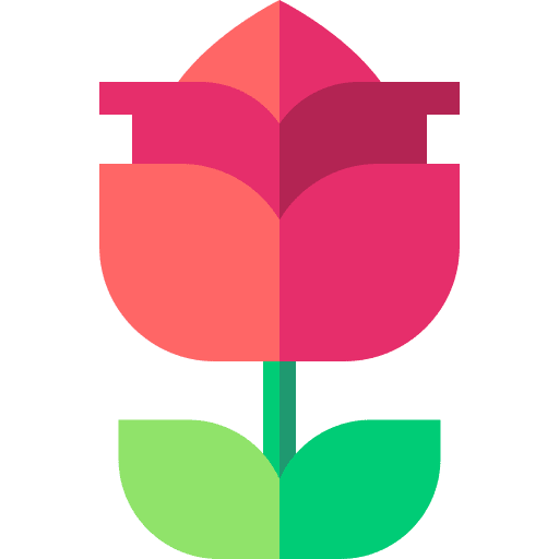 Flower rose nature petals icon Flower rose nature petals icon