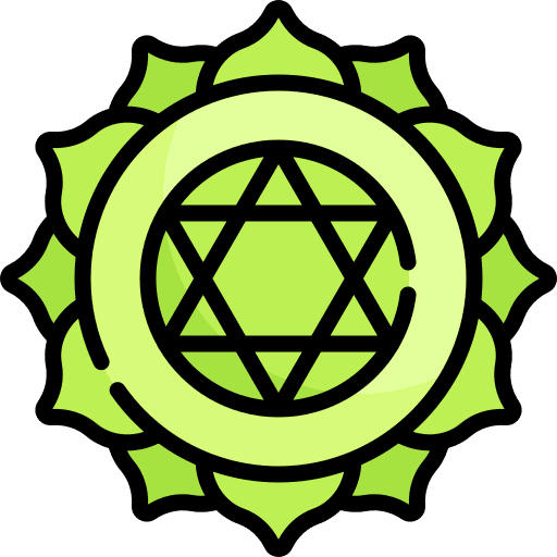 Anahata symbol love yoga icon