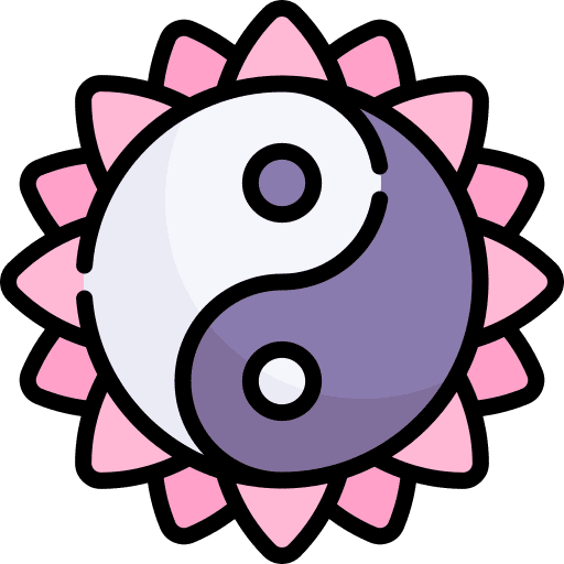 Yin yang yin yang flower taoism icon Yin yang yin yang flower taoism icon