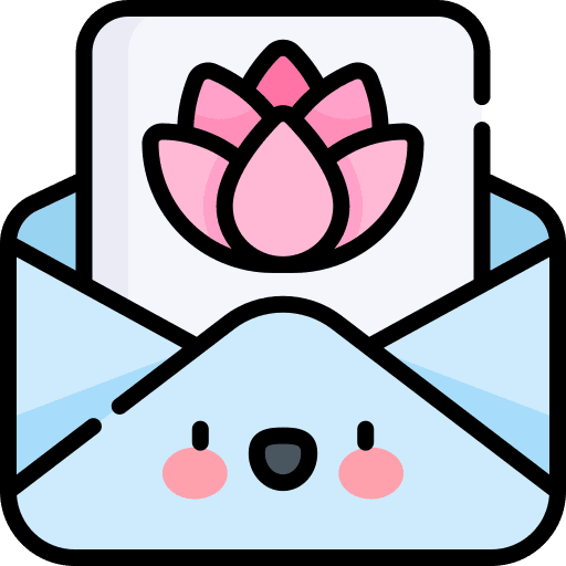 Greeting card yoga communications envelope icon Greeting card yoga communications envelope icon