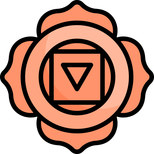 Muladhara faith belief shapes and symbols icon Muladhara faith belief shapes and symbols icon