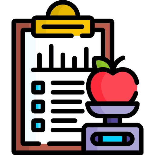 Calories tracker food control icon Calories tracker food control icon