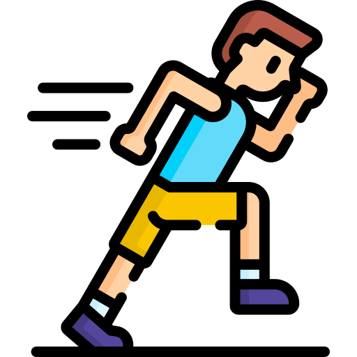 Running man running training icon