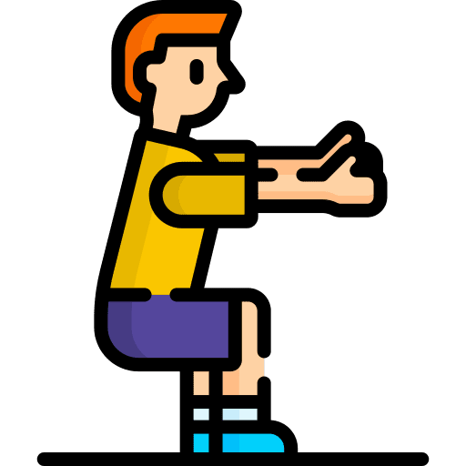 Squat healthy workout squat icon Squat healthy workout squat icon