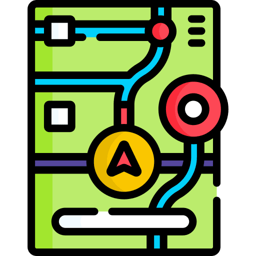 Distance measure distance distance travel icon Distance measure distance distance travel icon
