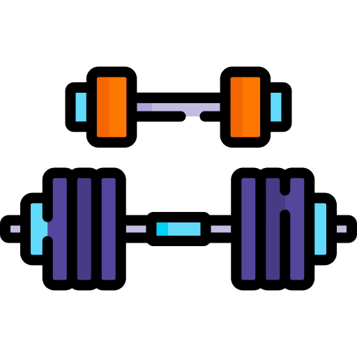Dumbbell gym weight crossfit icon Dumbbell gym weight crossfit icon