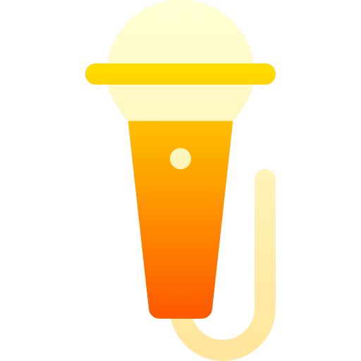 Microphone voice recording communications ui icon