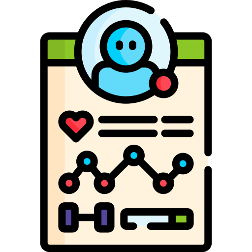 User profile sports and competition workout gym icon User profile sports and competition workout gym icon