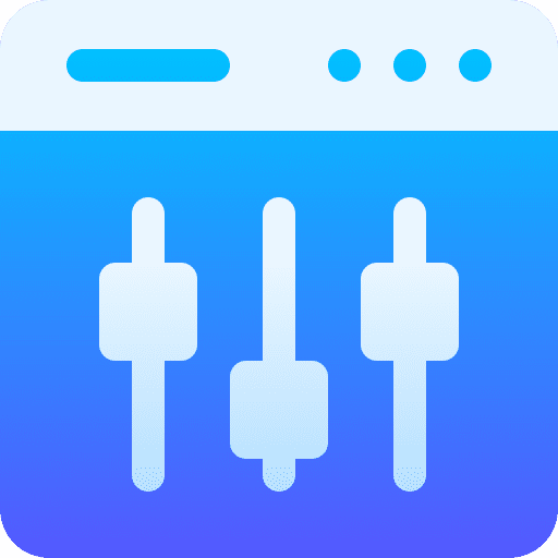 Mixer mixer sound bars music and multimedia icon Mixer mixer sound bars music and multimedia icon