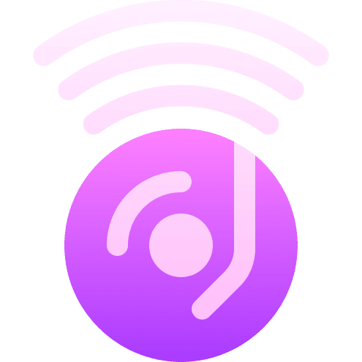 Podcast lp music waves icon Podcast lp music waves icon