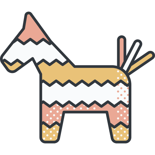 Confetti ball decoration celebration birthday icon