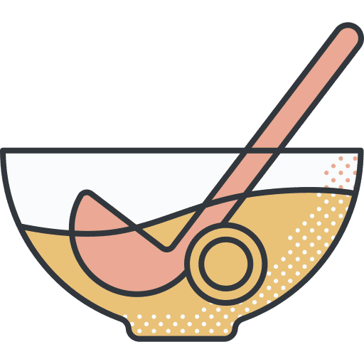 Punch alcohol refreshment bowl icon Punch alcohol refreshment bowl icon