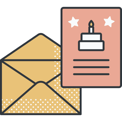 Birthday card birthday card celebration greeting icon Birthday card birthday card celebration greeting icon