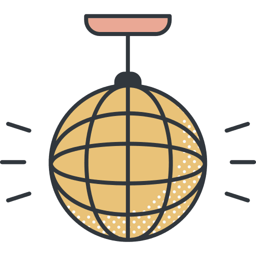 Disco ball club mirror ball disco ball icon Disco ball club mirror ball disco ball icon