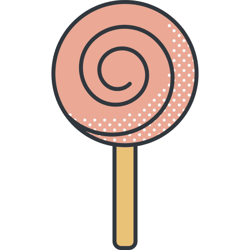 Lollipop snack sweet food icon Lollipop snack sweet food icon
