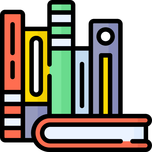 Books books flat reading icon