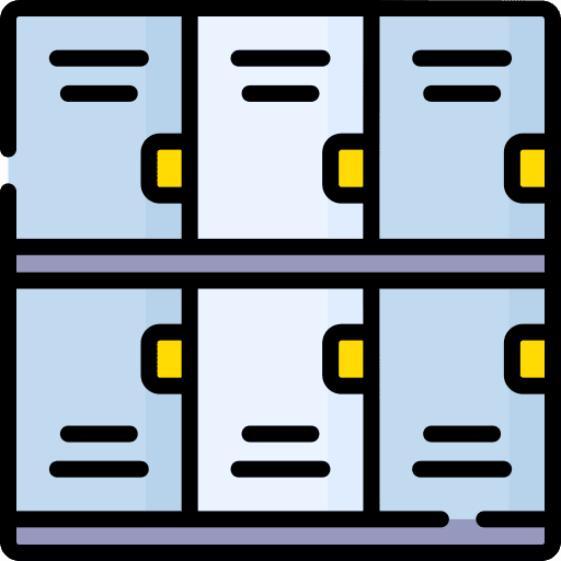 Lockers locker security cabinet icon