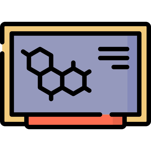 Blackboard blackboard chemistry presentation icon Blackboard blackboard chemistry presentation icon