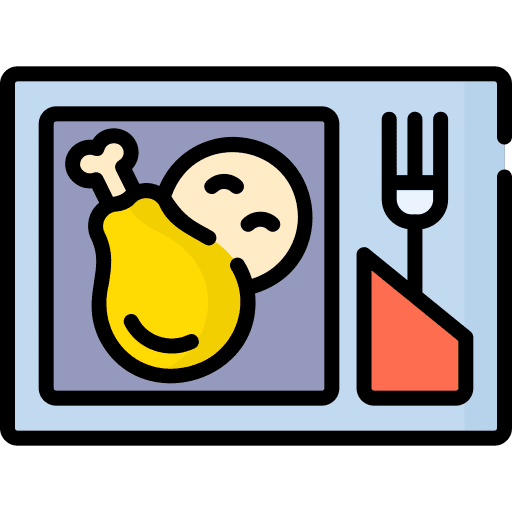 Meal dish food and restaurant cutlery icon Meal dish food and restaurant cutlery icon