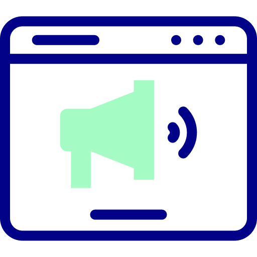 Advertising advertisement megaphone internet icon