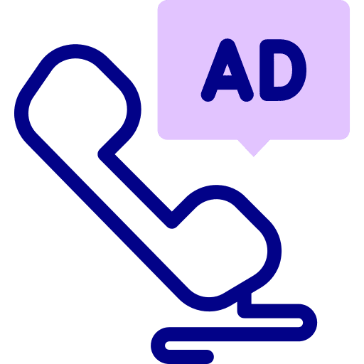 Marketing ads information customer service icon Marketing ads information customer service icon