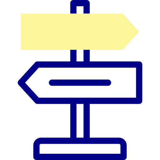 Directions direction sign tips guidepost icon Directions direction sign tips guidepost icon