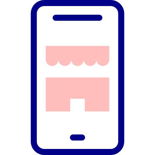 Online shopping electronics online store smartphone icon Online shopping electronics online store smartphone icon