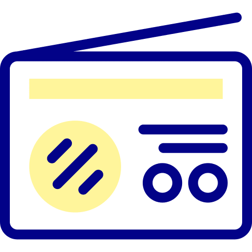 Radio vintage electronics news icon Radio vintage electronics news icon