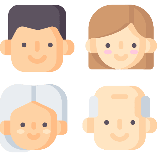 Family grandparents family avatar icon