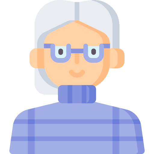 Grandmother user avatar old woman icon Grandmother user avatar old woman icon