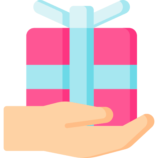 Gift present loyalty program surprise icon Gift present loyalty program surprise icon