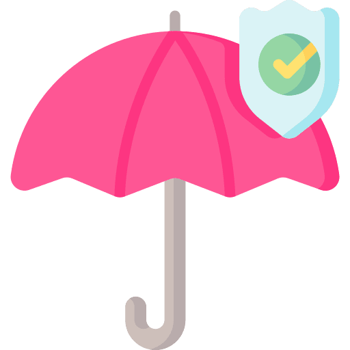 Insurance security protection umbrella icon Insurance security protection umbrella icon
