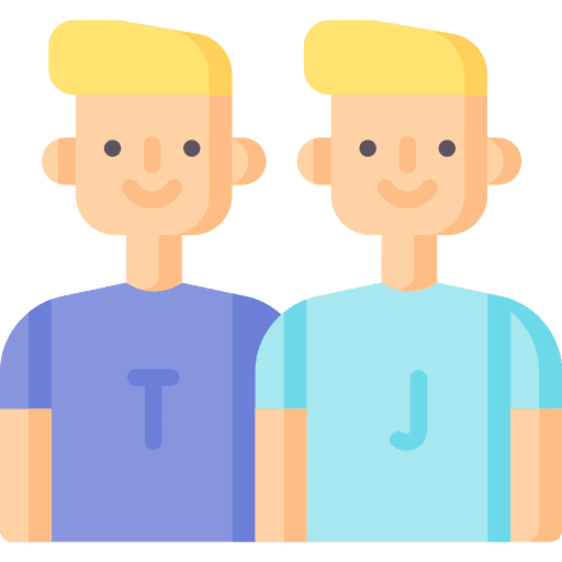 Twins twins blonde people icon Twins twins blonde people icon