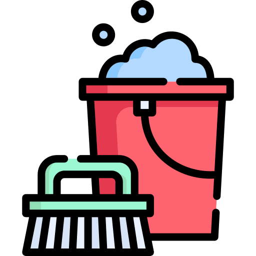 Cleaning brush furniture and household floor cleaning brush icon Cleaning brush furniture and household floor cleaning brush icon