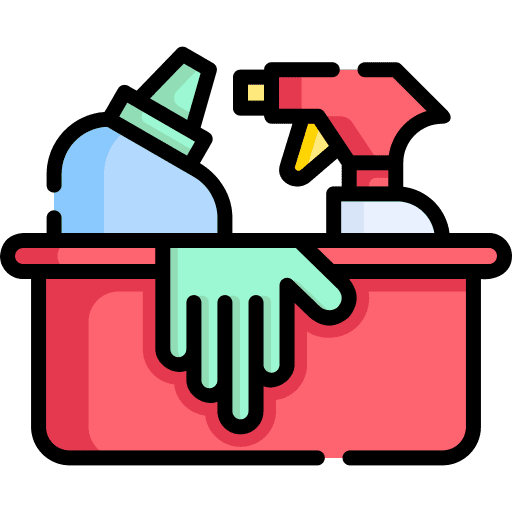 Cleaning tools bucket cleaning tools wash icon