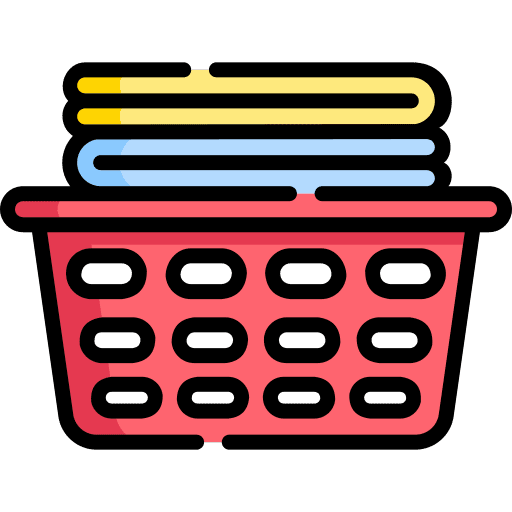 Laundry basket furniture and household laundry basket clean icon Laundry basket furniture and household laundry basket clean icon