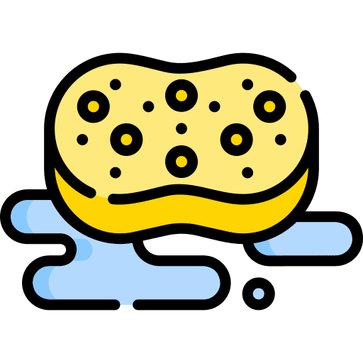 Sponge sponge wellness washing icon