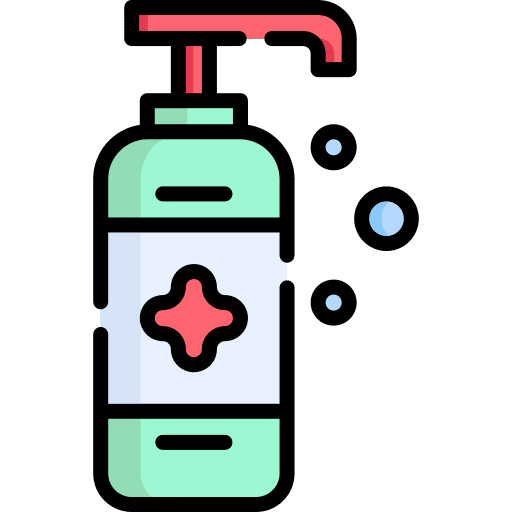 Liquid soap healthcare and medical hand wash hygiene icon Liquid soap healthcare and medical hand wash hygiene icon