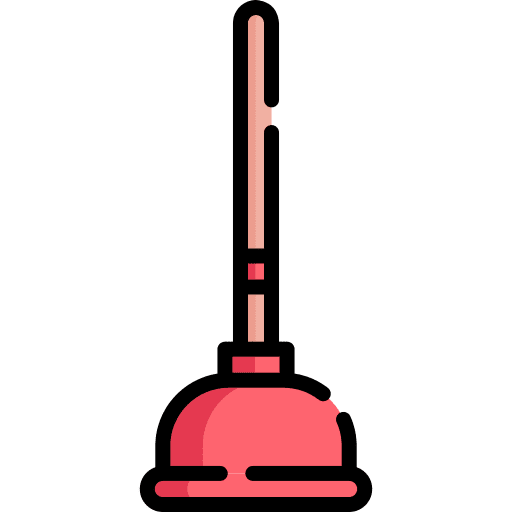 Plunger clean toilet furniture and household icon Plunger clean toilet furniture and household icon